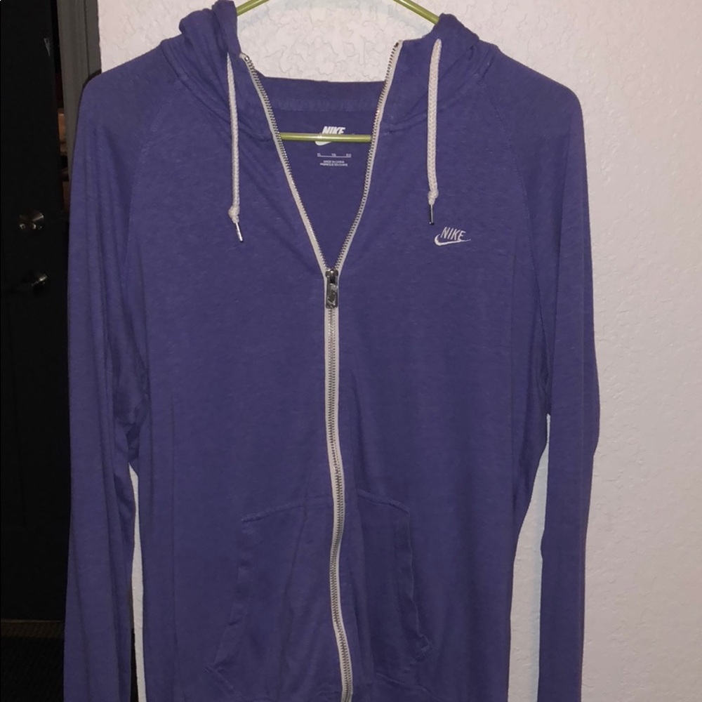 NIKE hooded zip up jacket